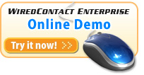 Try the WiredContact Enterprise Online Demo >